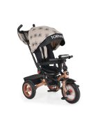 Byox Tornado szülőkaros tricikli 25kgig 360f forgatható bézs