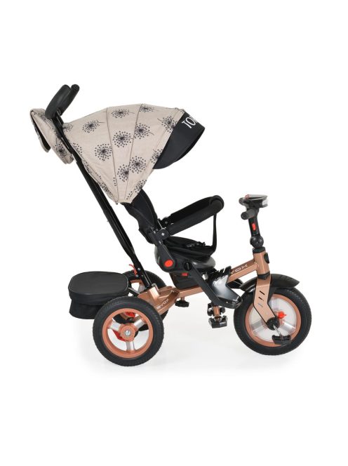 Byox Tornado szülőkaros tricikli 25kgig 360f forgatható bézs