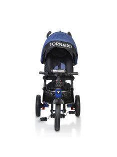   Byox Tornado szülőkaros tricikli 25kgig 360f forgatható skék