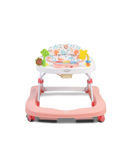 Moni Zoo 2in1 átalakítható bébikomp járássegítős pink