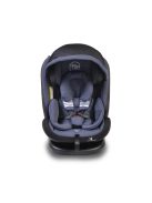 Cangaroo Pilot 0-36kg gyerekülés isofix 360, bőr, napellenző farmer