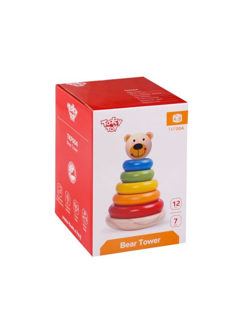 TOOKY fatorony MACI, montessori, karikák SZÍNES 