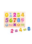 TOOKY fapuzzle számok  -16dbos