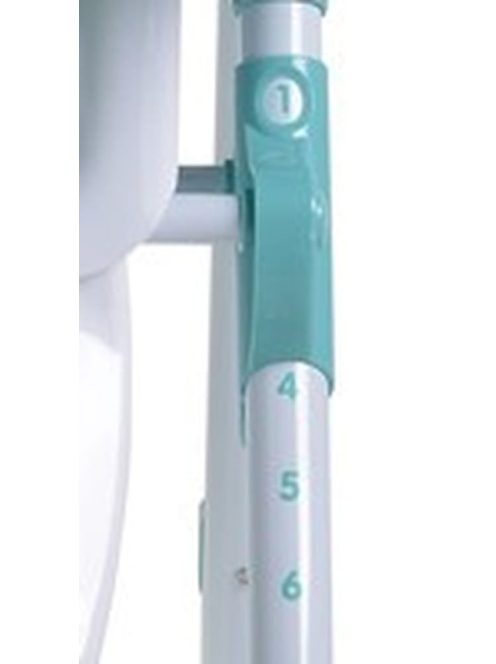 Cangaroo Kimchi etetőszék összecsukható 2 kerék, dönthető türkiz