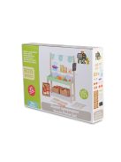 Moni Toys Fajáték fa szupermarket szett 50x45x21cm