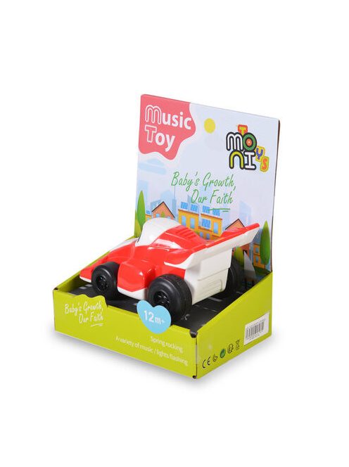 MONI TOYS műanyag F1 kisautó PIROS