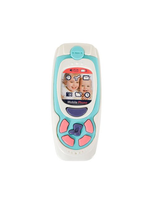 MONI TOYS műanyag baby telefon KÉK