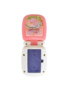 MONI TOYS műanyag baby kinyitható gombos telefon FEHÉR/PINK
