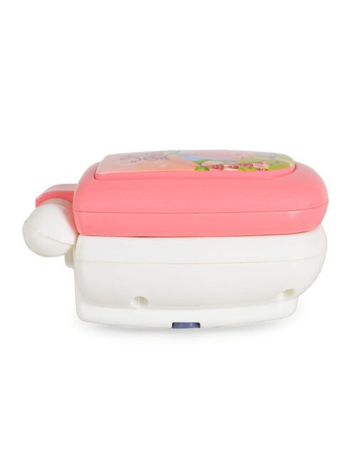 MONI TOYS műanyag baby kinyitható gombos telefon FEHÉR/PINK