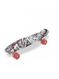 BYOX Gördeszka 22" SKULL LED / 56x15 cm FEKETE