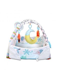 Oasis játszószőnyeg oldalfallal nagy szürke