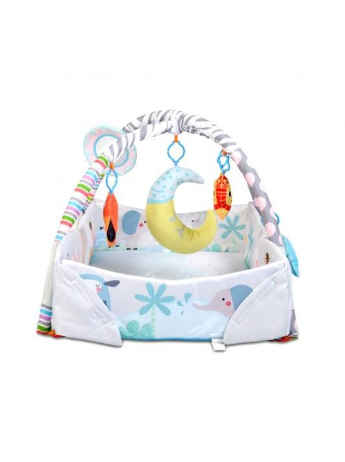 Oasis játszószőnyeg oldalfallal nagy szürke