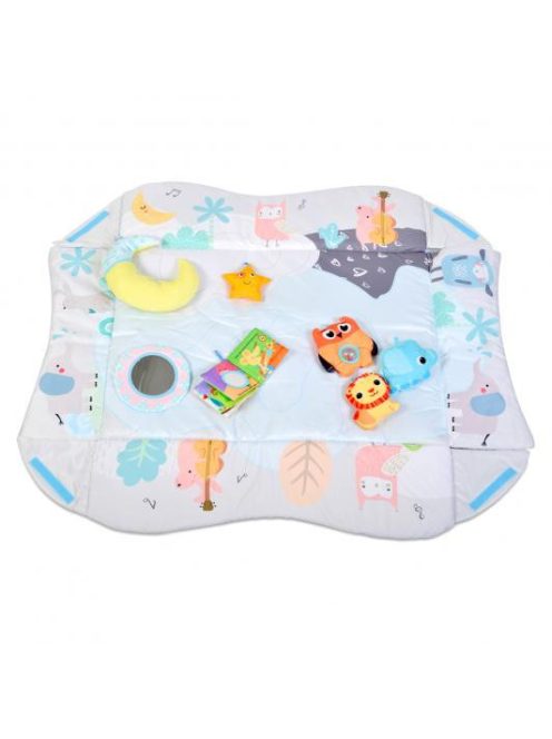 Oasis játszószőnyeg oldalfallal nagy szürke