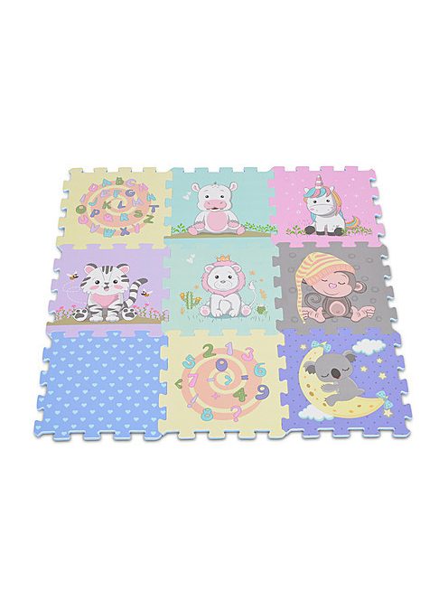 HABTAPI 9 db-os puzzle pasztel ÁLLATOS