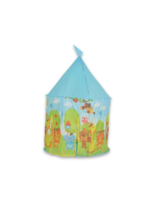 SÁTOR jurta alakú 25 kék labdával