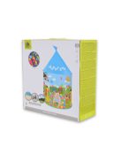 SÁTOR jurta alakú 25 kék labdával