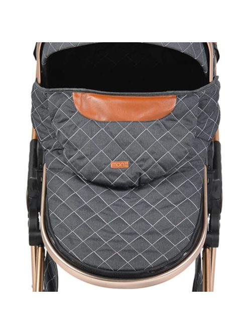 Moni Alma 0-15 kg babakocsi sport/mózes fekete