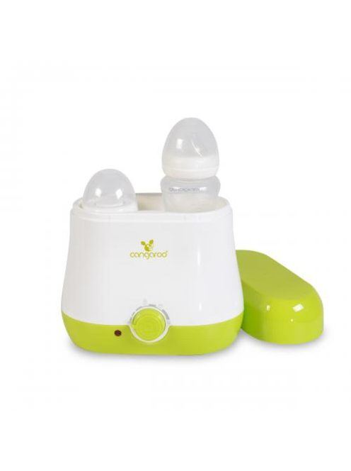 Cangaroo Baby duo dupla cumisüveg melegítő zöld