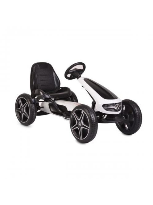 Mercedes Gokart mercedes pedálos autó fehér