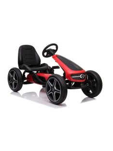 Mercedes Gokart mercedes pedálos autó piros