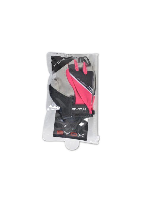 BICIKLIS félKESZTYŰ lycra S méret PINK