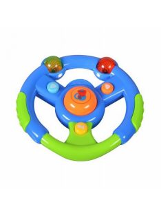 Műanyag zenélő kormány KÉK/ZÖLD