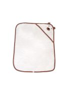 BALOO kapucnis törölköző/pamut maci füles fehér kifogó 70x90cm, szegés EKRÜ