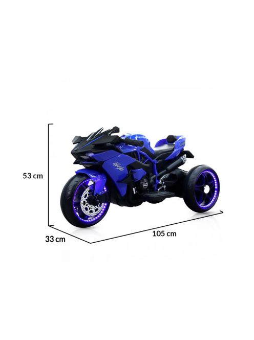 MONI Ninja elektromos, akkumulátoros kismotor 3 kerekű KÉK