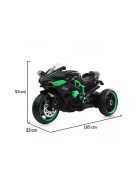 MONI Ninja elektromos, akkumulátoros kismotor 3 kerekű FEKETE