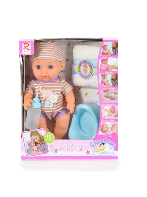 Tutu love Játékbaba 31 cm-es  bilivel fiú