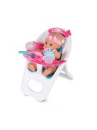 Baba 36 cm-es szett etetőszékkel, tányérral