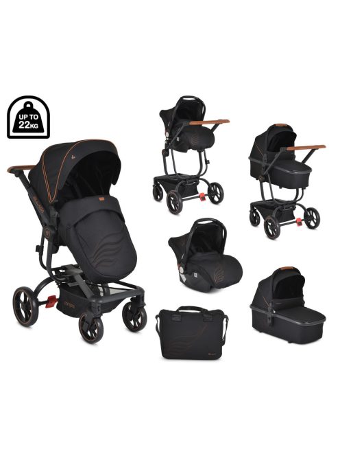 Cangaroo Ellada 3in1 babakocsi fekete