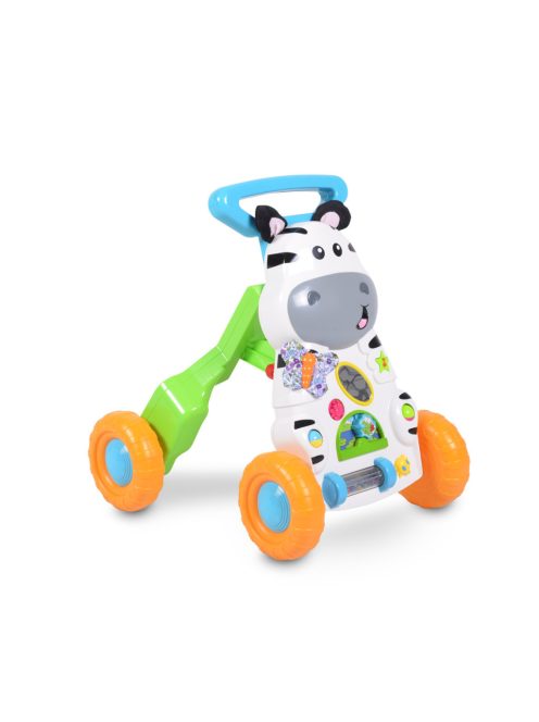 MUSIC PUSH WALKER 2in1 járássegítő zebrás