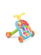 Moni Toys Music járássegítő műanyag 2in1 játszóasztal
