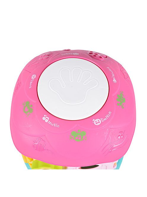 Műanyagjáték GOMBAHÁZ formaberakó PINK