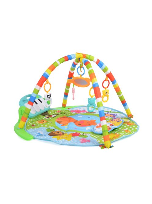 Baby piano játszószőnyeg zongorás fiú kék