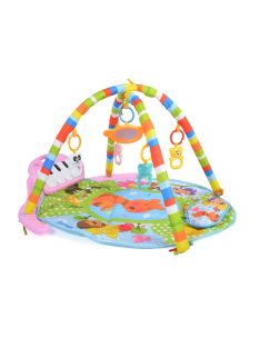 Baby piano játszószőnyeg zongorás lány pink