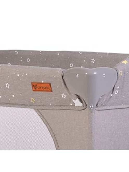 Cangaroo Once upon2 2 szint utazóágy zenélő forgó játékkal szürke