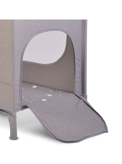 Cangaroo Once upon2 2 szint utazóágy zenélő forgó játékkal szürke