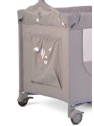 Cangaroo Once upon2 2 szint utazóágy zenélő forgó játékkal szürke