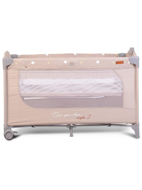 Cangaroo Once upon2 2 szint utazóágy zenélő forgó játékkal bézs