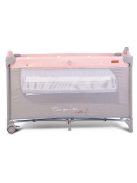 Cangaroo Once upon2 2 szint utazóágy zenélő forgó játékkal pink