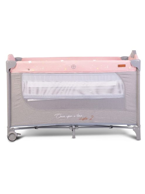 Cangaroo Once upon2 2 szint utazóágy zenélő forgó játékkal pink