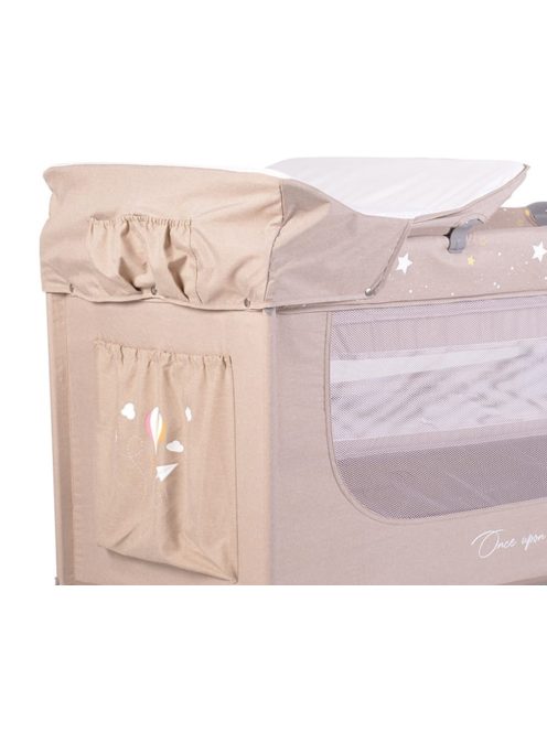 Cangaroo Once upon3 2 szintes utazóágy zenélő játékkal, pelenkázós bézs