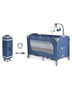   Cangaroo Once upon3 2 szintes utazóágy zenélő játékkal, pelenkázós farmer