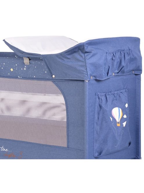 Cangaroo Once upon3 2 szintes utazóágy zenélő játékkal, pelenkázós farmer