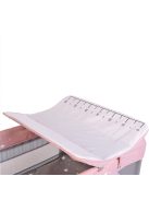 Cangaroo Once upon3 2 szintes utazóágy zenélő játékkal, pelenkázós pink