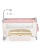 Cangaroo Indiana 2 szintes utazóágy tároló rekesz, kistáska 14kg pink