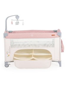   Cangaroo Indiana 2 szintes utazóágy tároló rekesz, kistáska 14kg pink