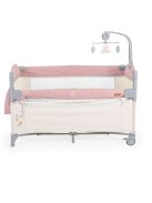 Cangaroo Indiana 2 szintes utazóágy tároló rekesz, kistáska 14kg pink